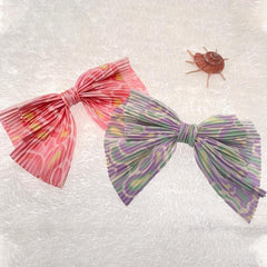 Colorful Bow Hair Barrette for Women Girls