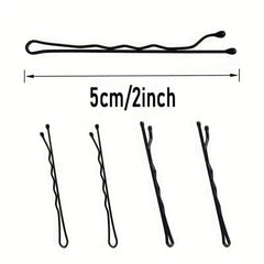50pcs Invisible Hair Pin Bobby Pin Hair Clip For Styling Bangs Girls