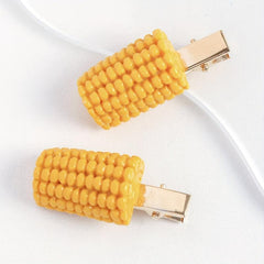 2pcs Corn Shaped Duck Billed Hair Clip for Women Girls