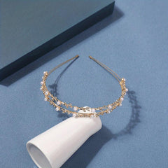 Rhinestone Headband For Women Bridal Headdress