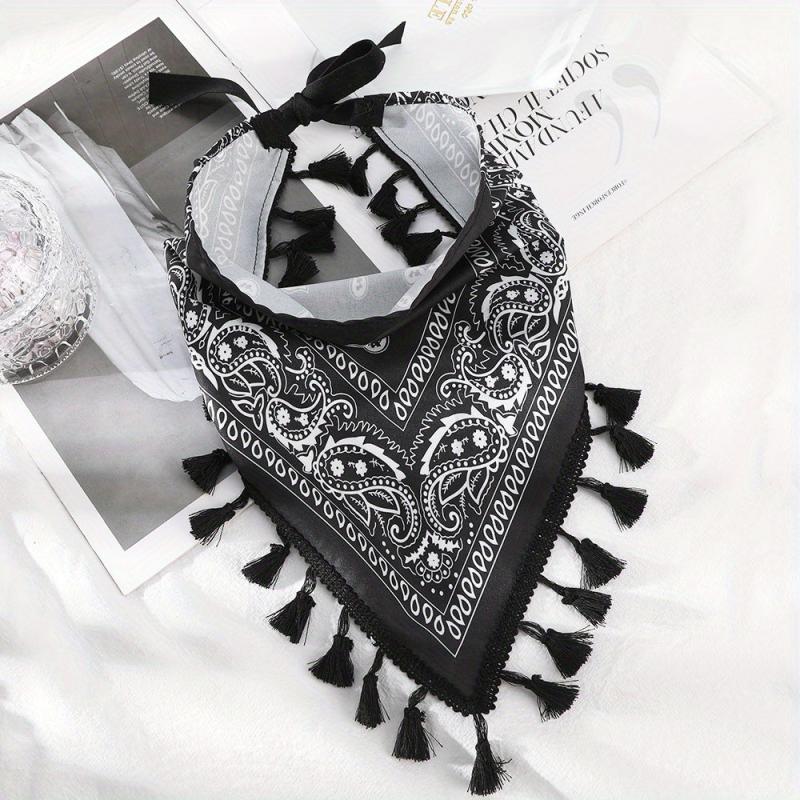 Bohemian Style Triangle Scarf Vintage Women Headband Hair Accessories