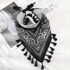 Bohemian Style Triangle Scarf Vintage Women Headband Hair Accessories