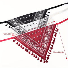 Bohemian Style Triangle Scarf Vintage Women Headband Hair Accessories