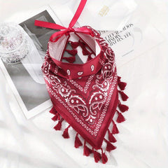 Bohemian Style Triangle Scarf Vintage Women Headband Hair Accessories