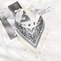 Bohemian Style Triangle Scarf Vintage Women Headband Hair Accessories