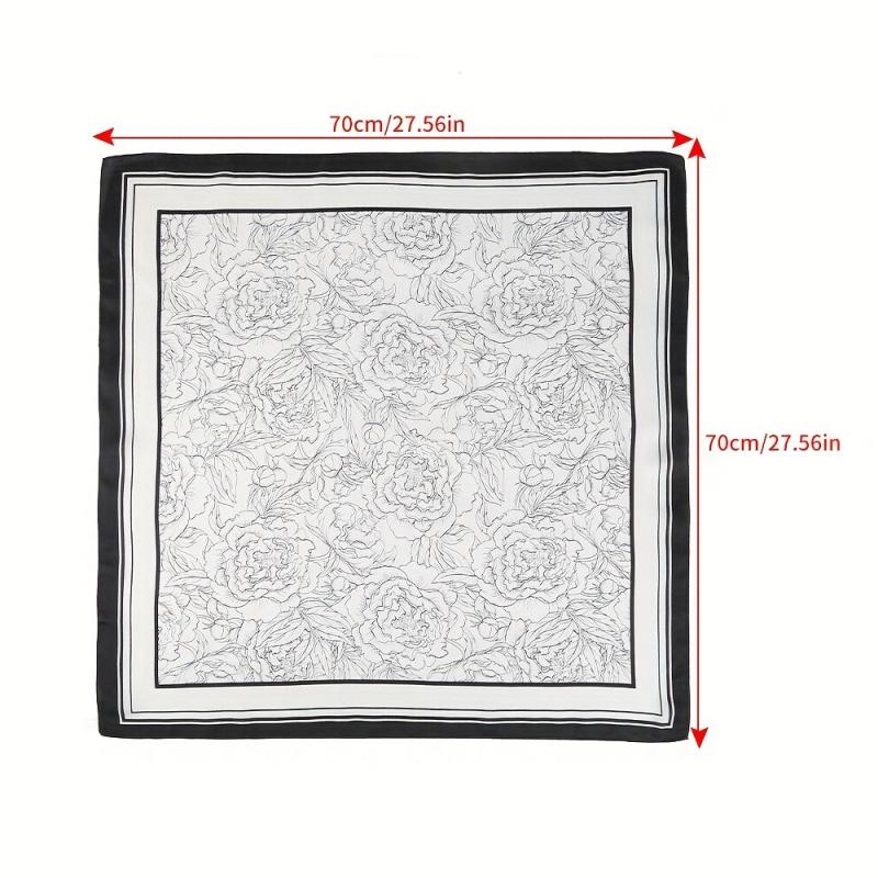 Boho Paisley Print Turban Scarf Silk Headdress Women Girls Hair Accessories