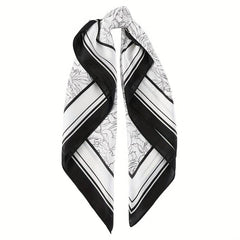 Boho Paisley Print Turban Scarf Silk Headdress Women Girls Hair Accessories