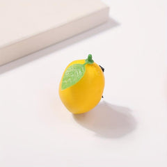 Creative Lemon Shaped Hair Clip for Women Girls Baby