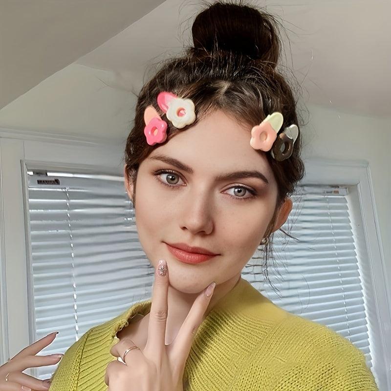 Sweet Flower Hair Clip for Women Girls Baby