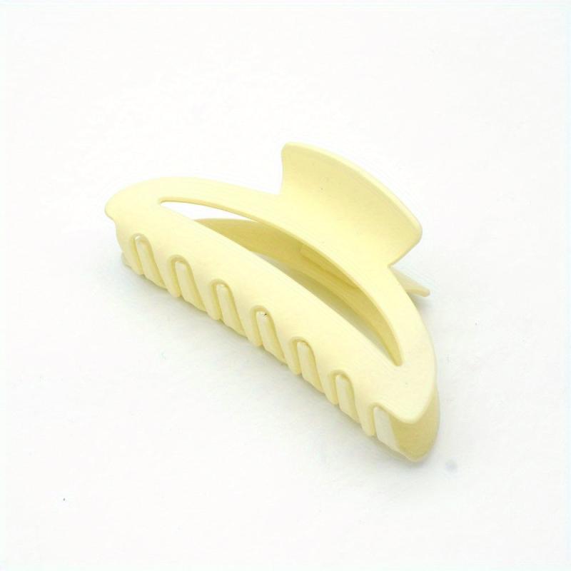 Matte Solid Square Hair Claw Clip Non Slip Strong Hold Grip Hair Jaw Clip