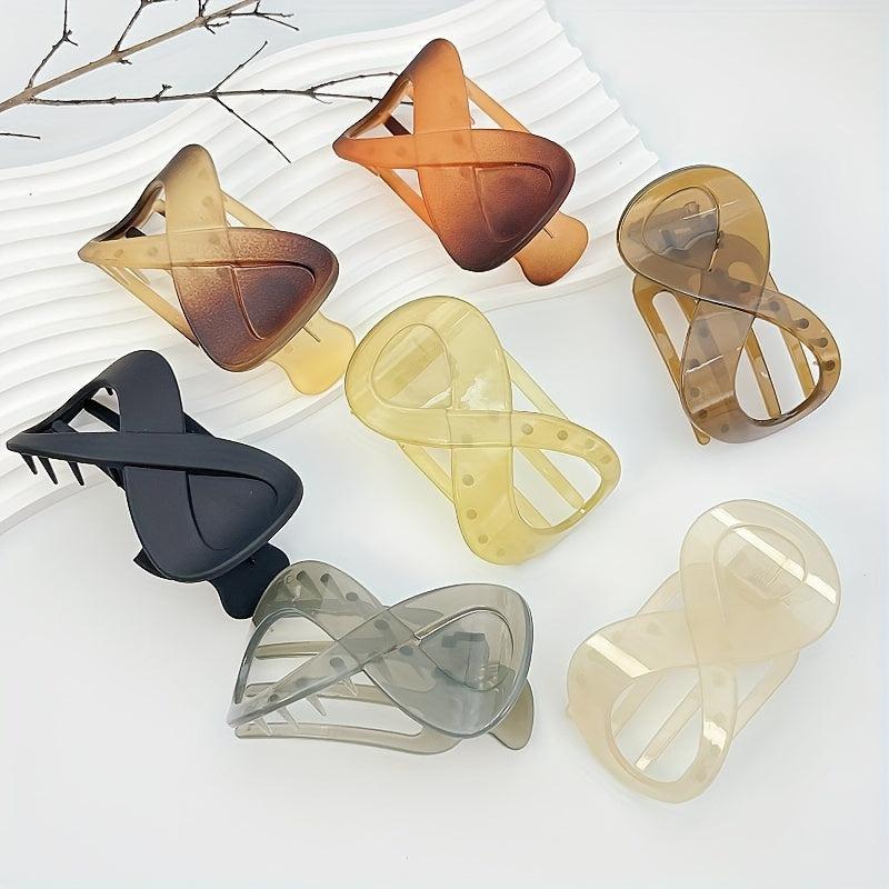 Matte Hair Claw Thick Clip Hair Accessories For Women Girls