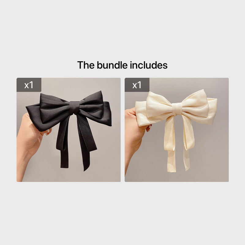 Oversized Bow Hair Clip Vintage Hair Clip French Bow Hair Clip Wedding Bow