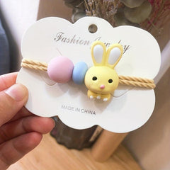 Rabbit Hair Rope Hair Tie Girl's Ponytail Head Tie Hair Accessories