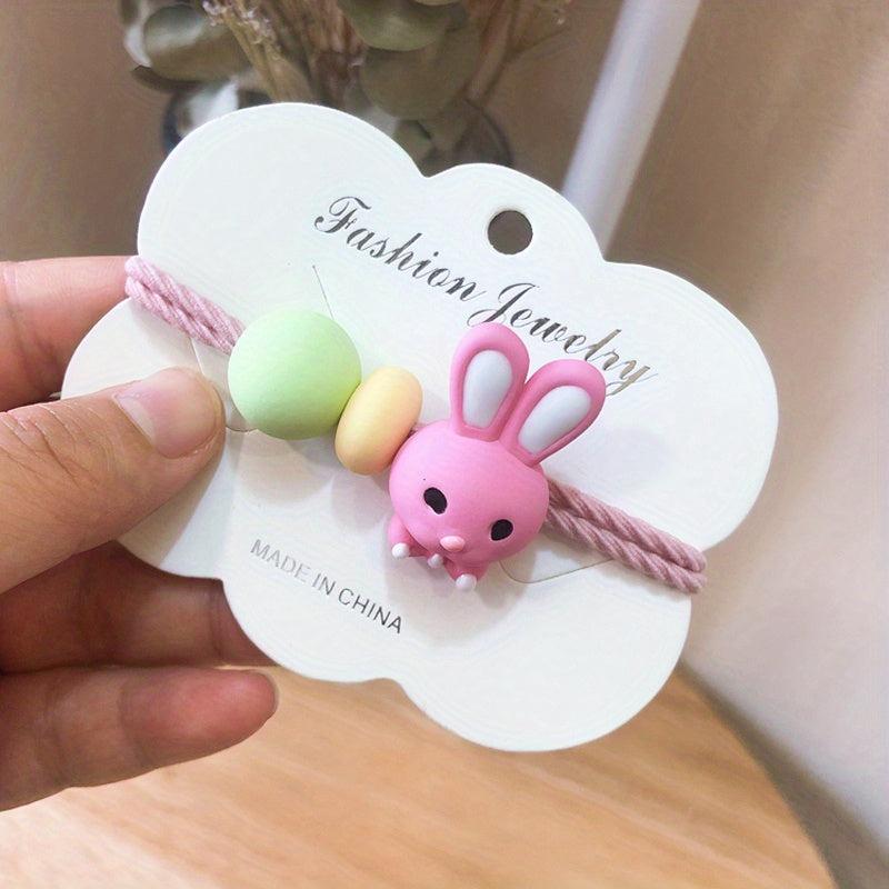 Rabbit Hair Rope Hair Tie Girl's Ponytail Head Tie Hair Accessories