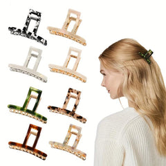 Gradient Hair Claw Nonslip Ponytail Holder Women Girls Hair Accessories