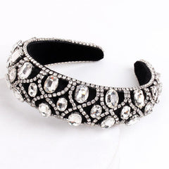 Vintage Baroque Rhinestone Hairband Boho Headband