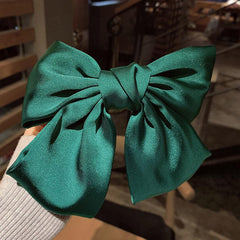 Satin Bow Hair Barrettes Clips Hair Accessories
