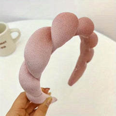 Velvet Sponge Hair Hoop Headband For Daily Use