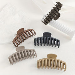5pcs Large Frosted Hair Claw for Women Girls