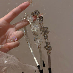 Crystal Crown Hairband Retro Classic Headdress Birthday Party