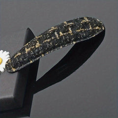 Tweed Snap Clip Style Hair Clip Snap Clip For Side Hair Bang