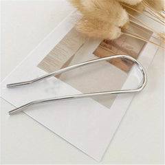 Metal Hairpin U-shaped Hair Accessory for Women