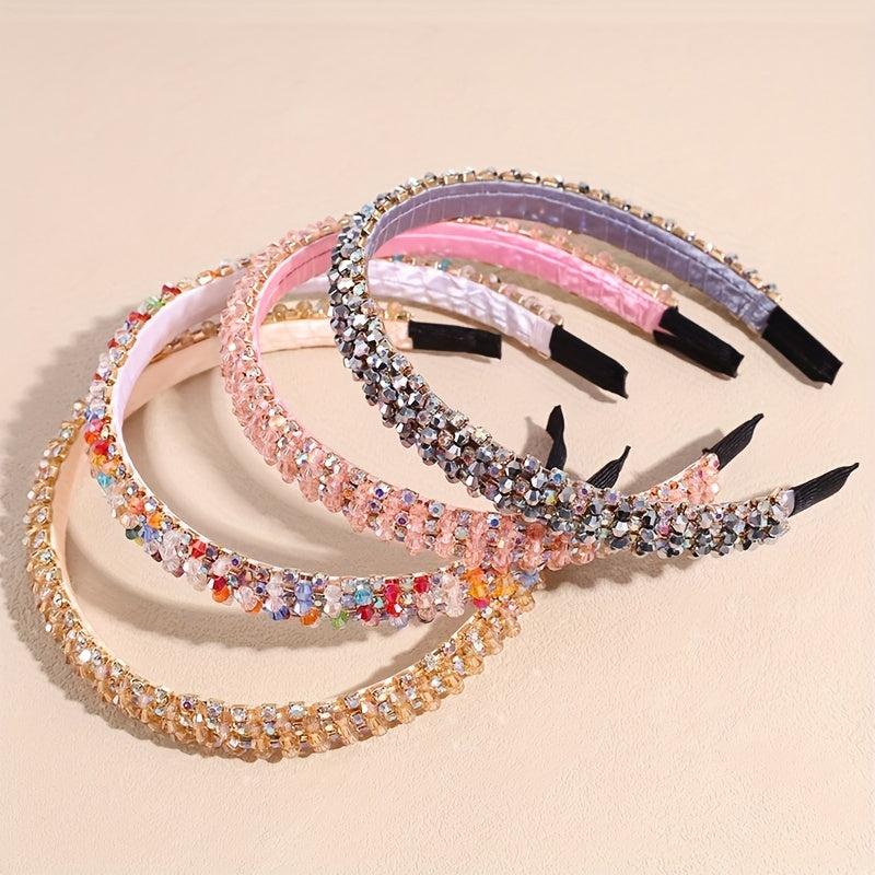 Rhinestone Headband Hair Band Crystal Headdress Women Girls