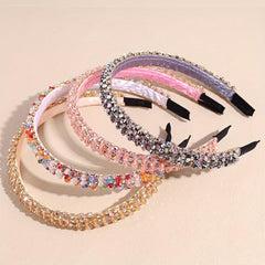 Rhinestone Headband Hair Band Crystal Headdress Women Girls