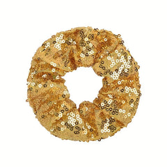 4pcs Large Glitter Sequin Hair Tie Y2K Hair Rope Hair Accessories