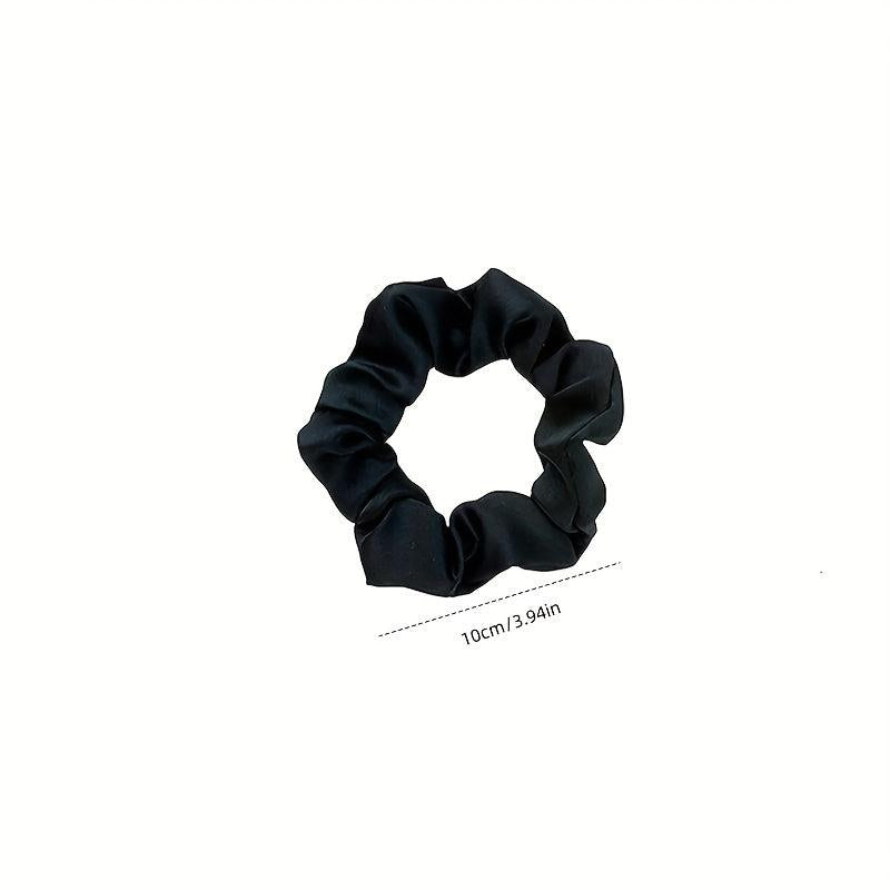 Satin Scrunchies Hair Tie Silky Hair Rope Ponytail Holder Hair Accessories