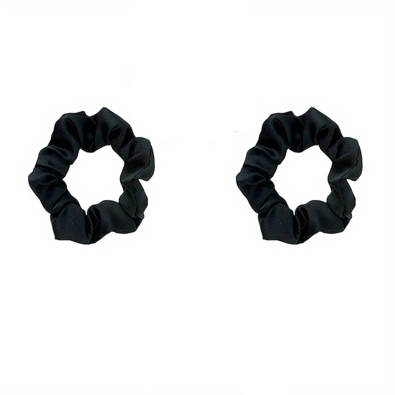 Satin Scrunchies Hair Tie Silky Hair Rope Ponytail Holder Hair Accessories