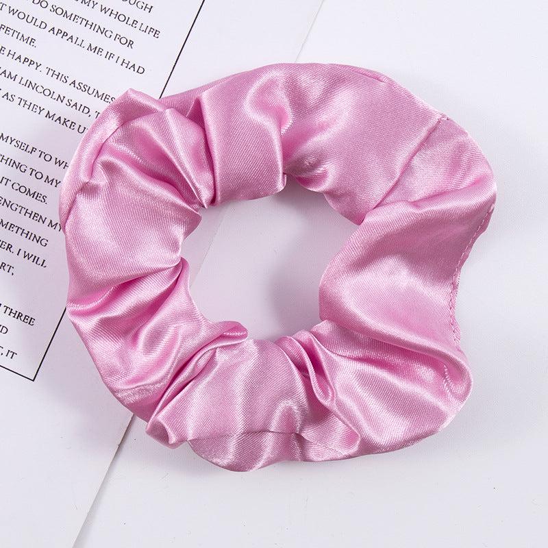 Y2K Satin Scrunchies Large Hair Tie Silky Hair Accessories