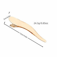 Alloy Hair Accessories French Hair Clip High Ponytail Clip