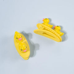 Cute Yellow Duck Hair Clip Cartoon Animal Hair Accessory