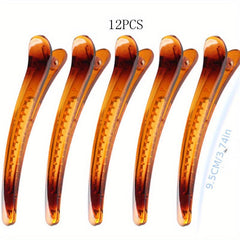 12pcs Plastic Hair Clips Non Slip Hair Accessory