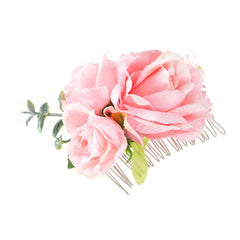 Simulation Flower Hair Comb Floral Hair Decoration Accessories