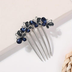 Rhinestone Butterfly Hair Comb Hair Pin Hair Decoration For Women Girls