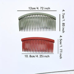 10pcs Frosted Hair Comb Pin for Women Girls
