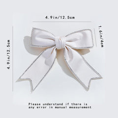 Rhinestone Crystal Bow Hair Tie Hair Clip Hair Accessories