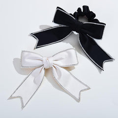 Rhinestone Crystal Bow Hair Tie Hair Clip Hair Accessories