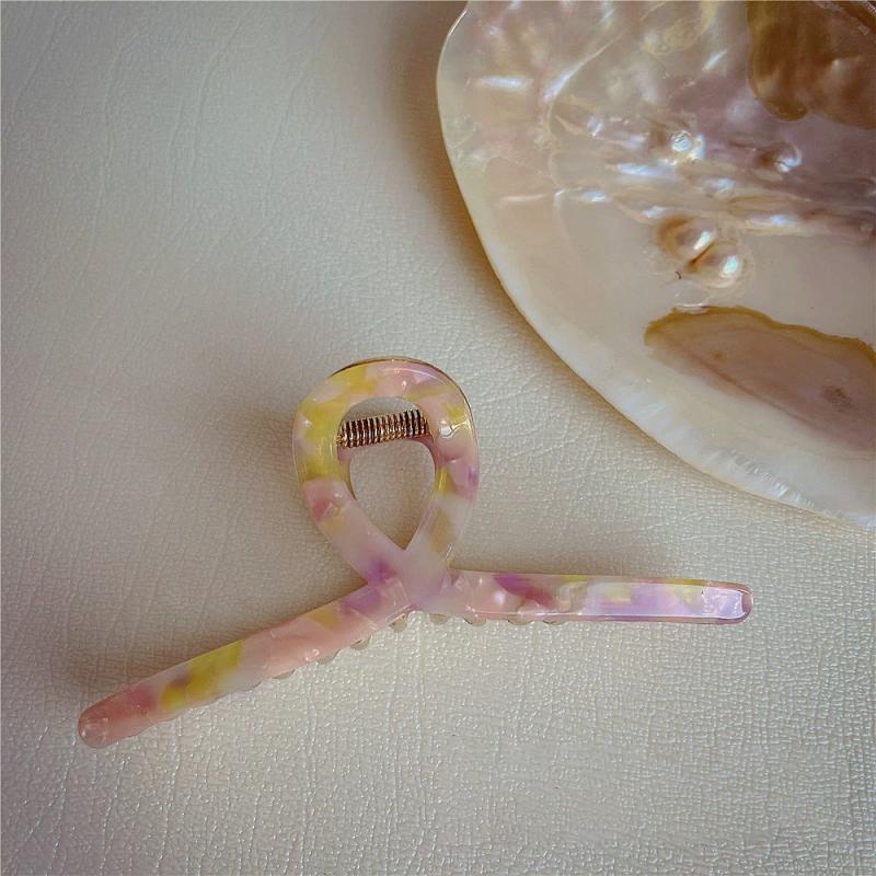 Metal Acetate Hair Claw Clip Strong Hold Hair Jaw Clip