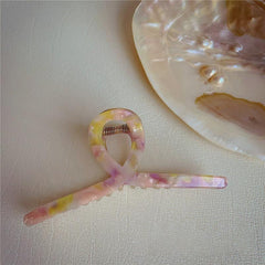 Metal Acetate Hair Claw Clip Strong Hold Hair Jaw Clip