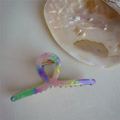 Metal Acetate Hair Claw Clip Strong Hold Hair Jaw Clip