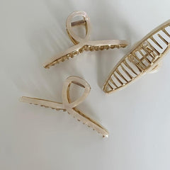 Metal Acetate Hair Claw Clip Strong Hold Hair Jaw Clip