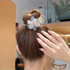Acrylic Flower Hair Clip Vintage Hair Accessories