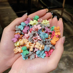 50pcs Mini Hair Claw Clips For Baby And Girl