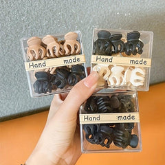 10pcs Mini Octopus Hair Claw Clips for Girls No Slip Grip Small Ha
