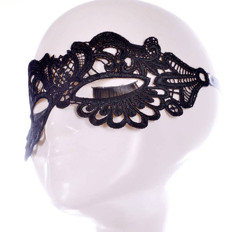Lace Eye Mask Gothic Costume Animal Half Mask Cosplay Masquerade Dress Party
