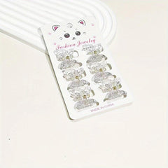 6pcs Small Butterfly Hair Claw Mini Insect Hair Claw Accessory for Women