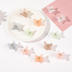 6pcs Small Butterfly Hair Claw Mini Insect Hair Claw Accessory for Women